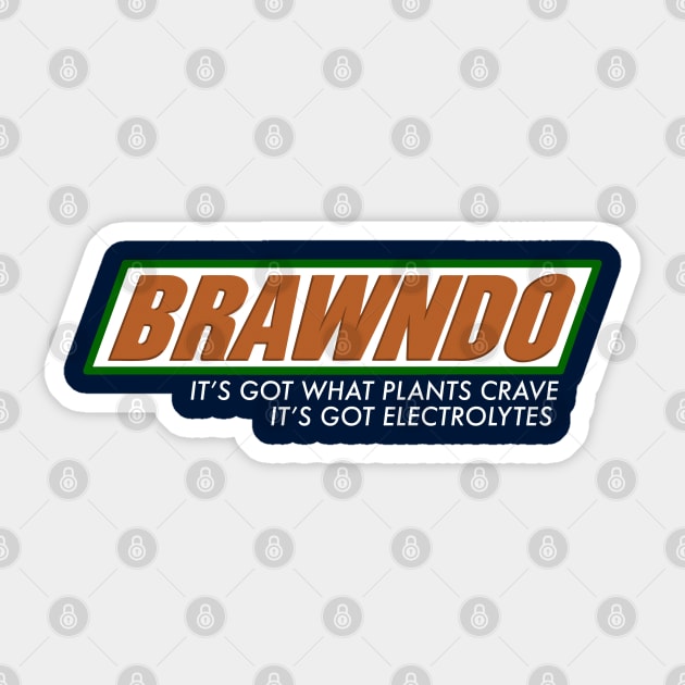 Brawndo - Idiocracy logo Sticker by BodinStreet